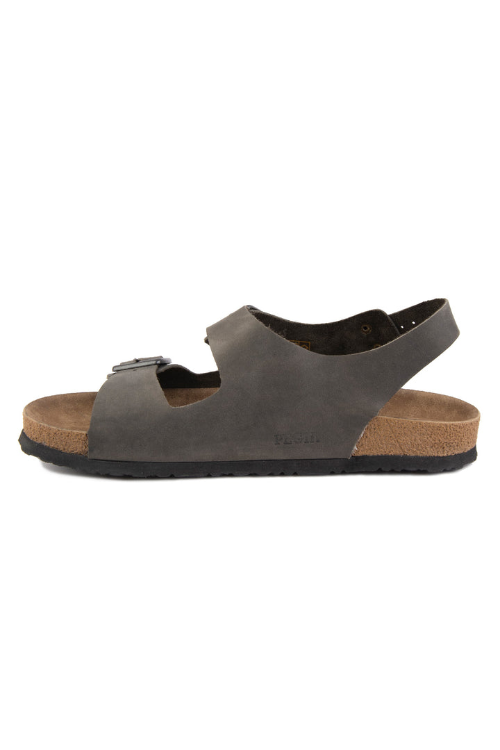Pegia Sarnia Nubuck Unisex Buckle Sandals - Pegia