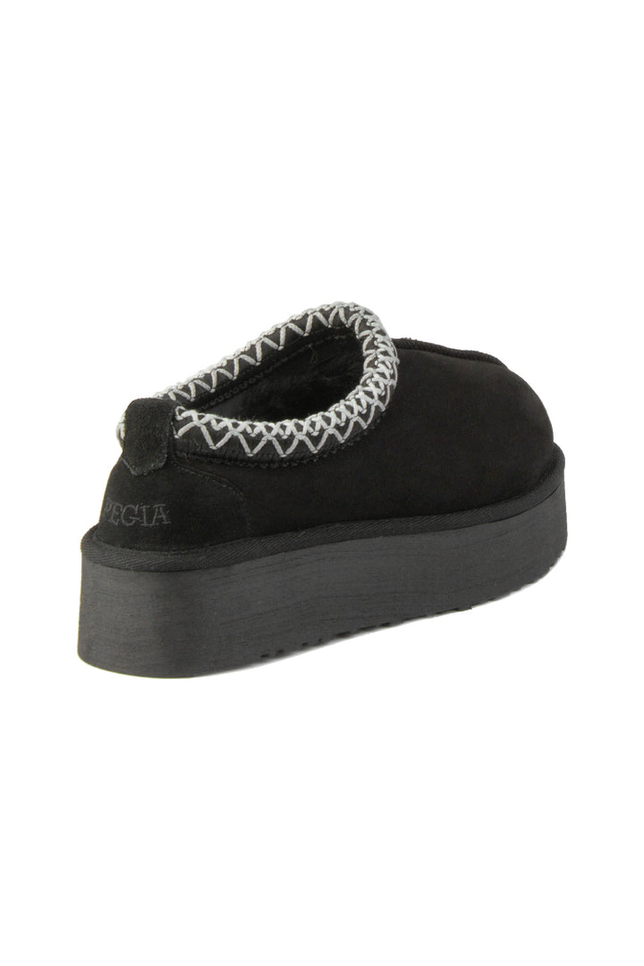 Pegia Aure Genuine Suede Women's Ultra Mini Platform Boots - Pegia