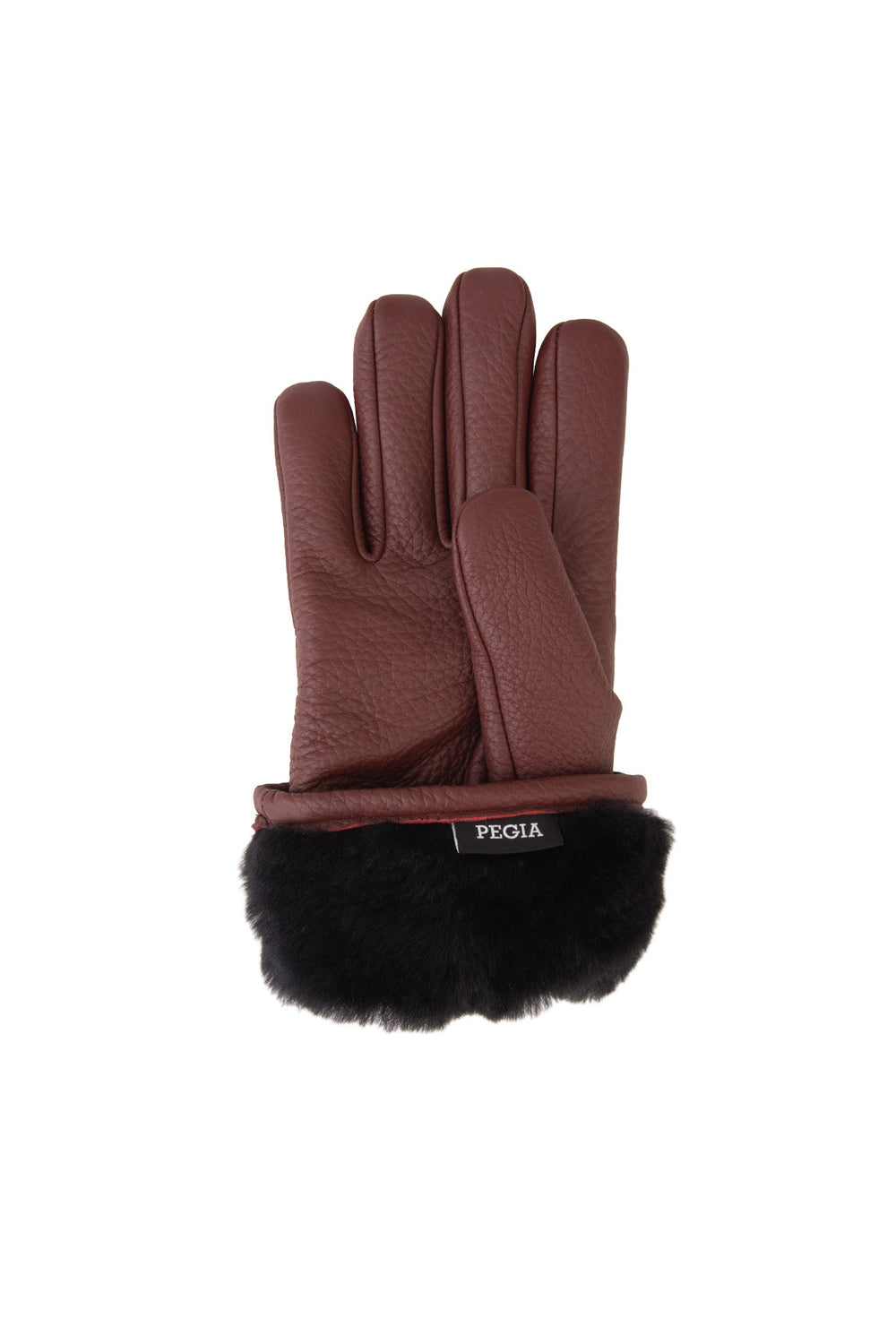 Pegia Valle Deerskin Shearling Men's Gloves - Pegia