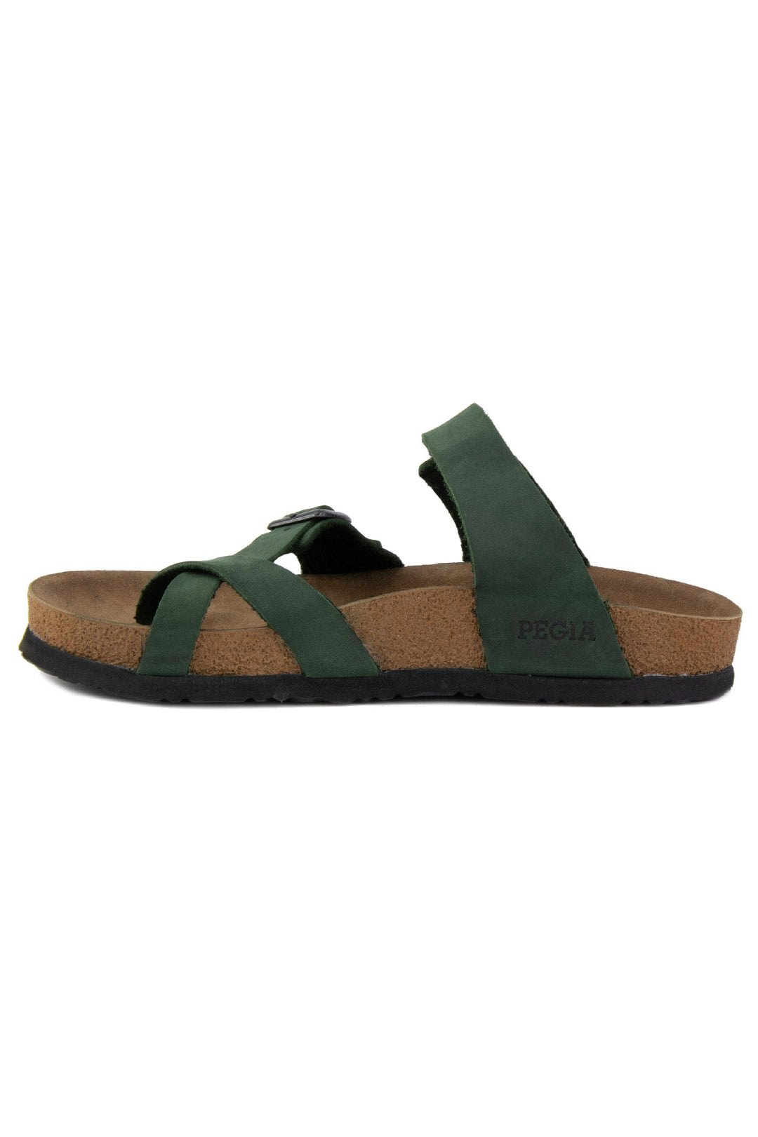 Pegia Sarnes Genuine Suede Women's Toe Loop Slides - Pegia