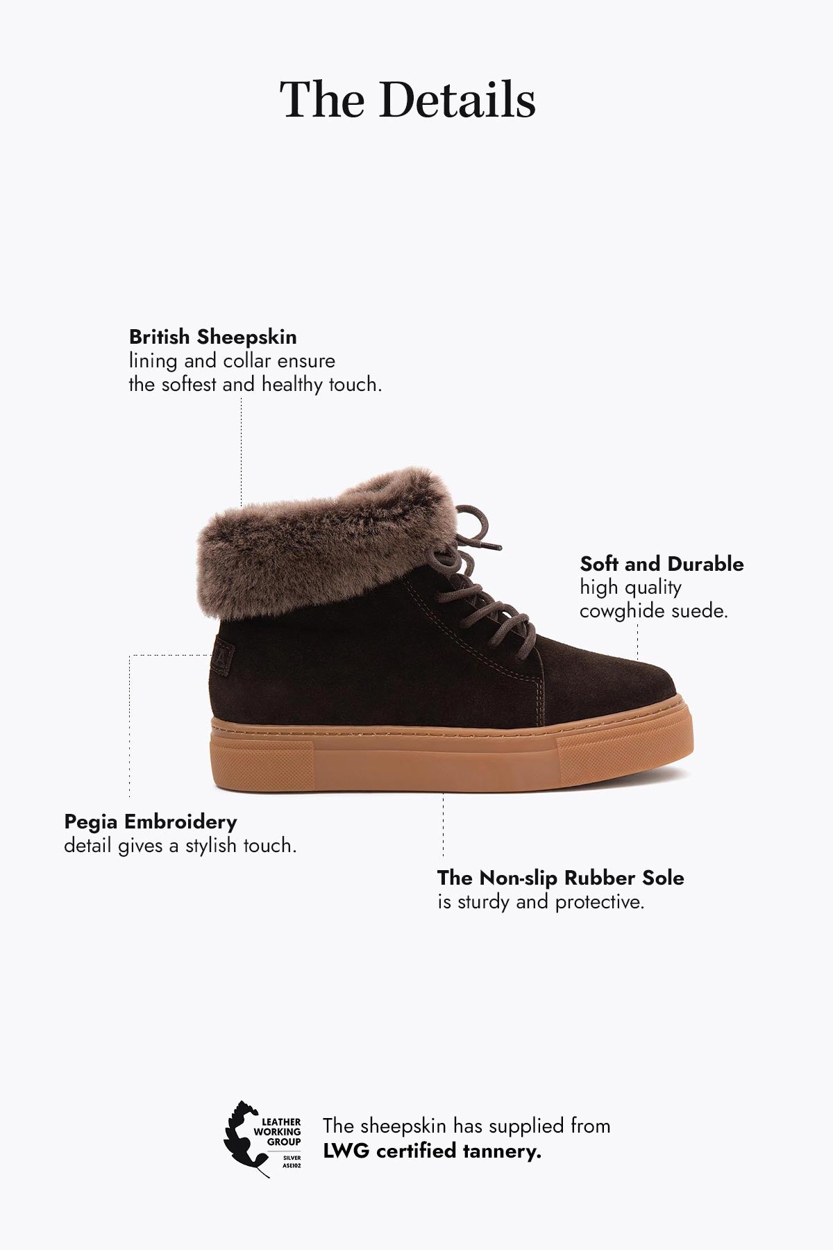 Pegia Adel Shearling Women's Boots - Pegia