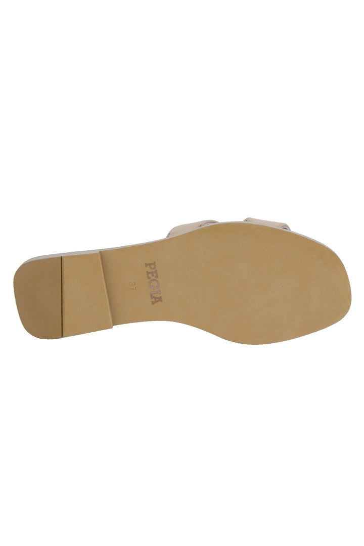 Pegia Ada Leather Women's Flat Slides - Pegia