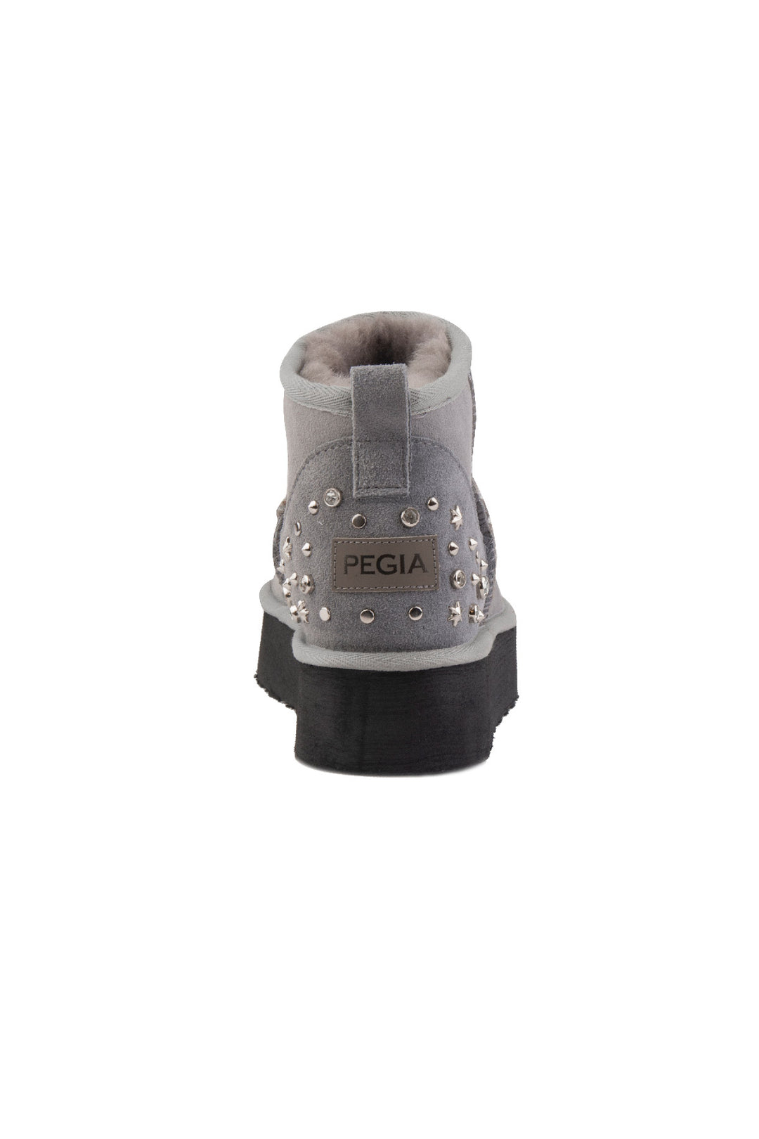 Pegia Masca Genuine Suede Jewel Detailed Women's Platform Boots - Pegia