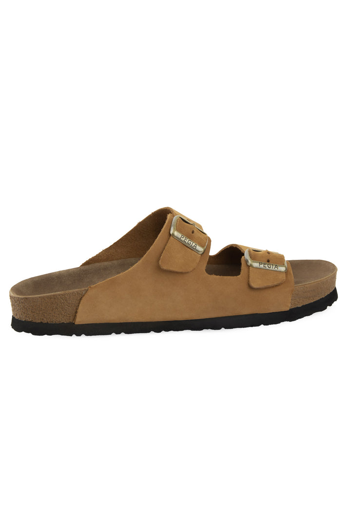 Pegia Santio Nubuck Unisex Buckle Slippers