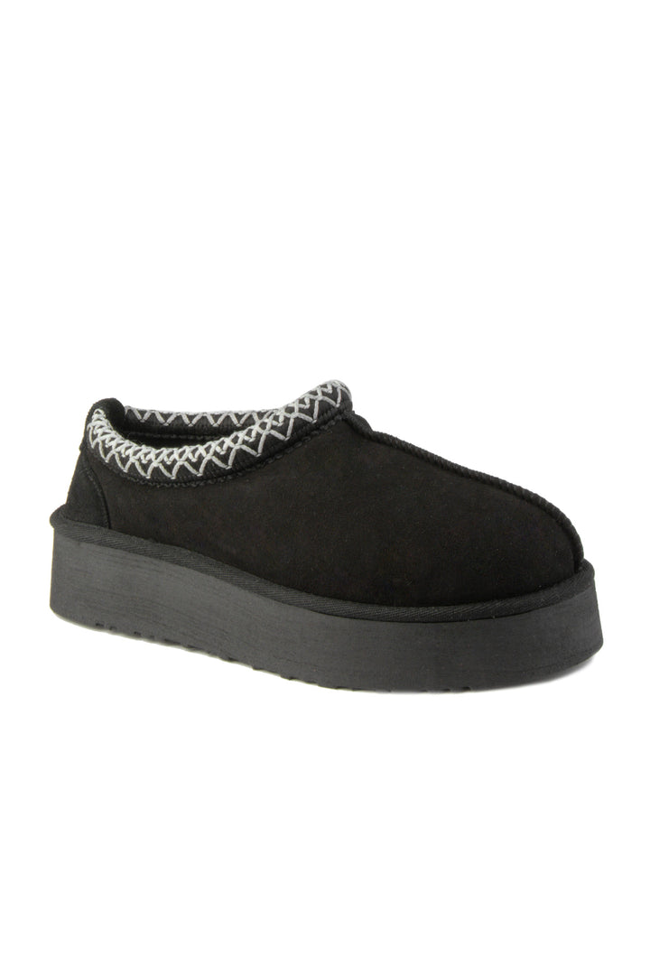 Pegia Aure Genuine Suede Women's Ultra Mini Platform Boots - Pegia