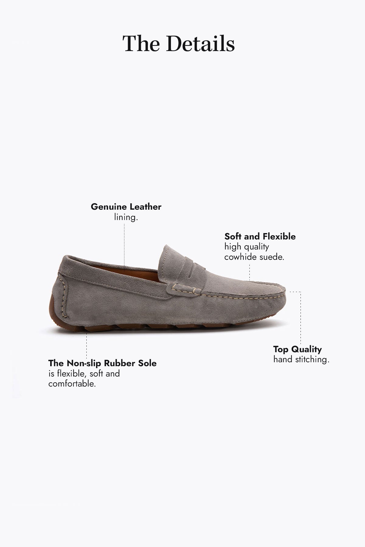 Pegia Alvor Genuine Suede Men's Loafer Shoes - Pegia