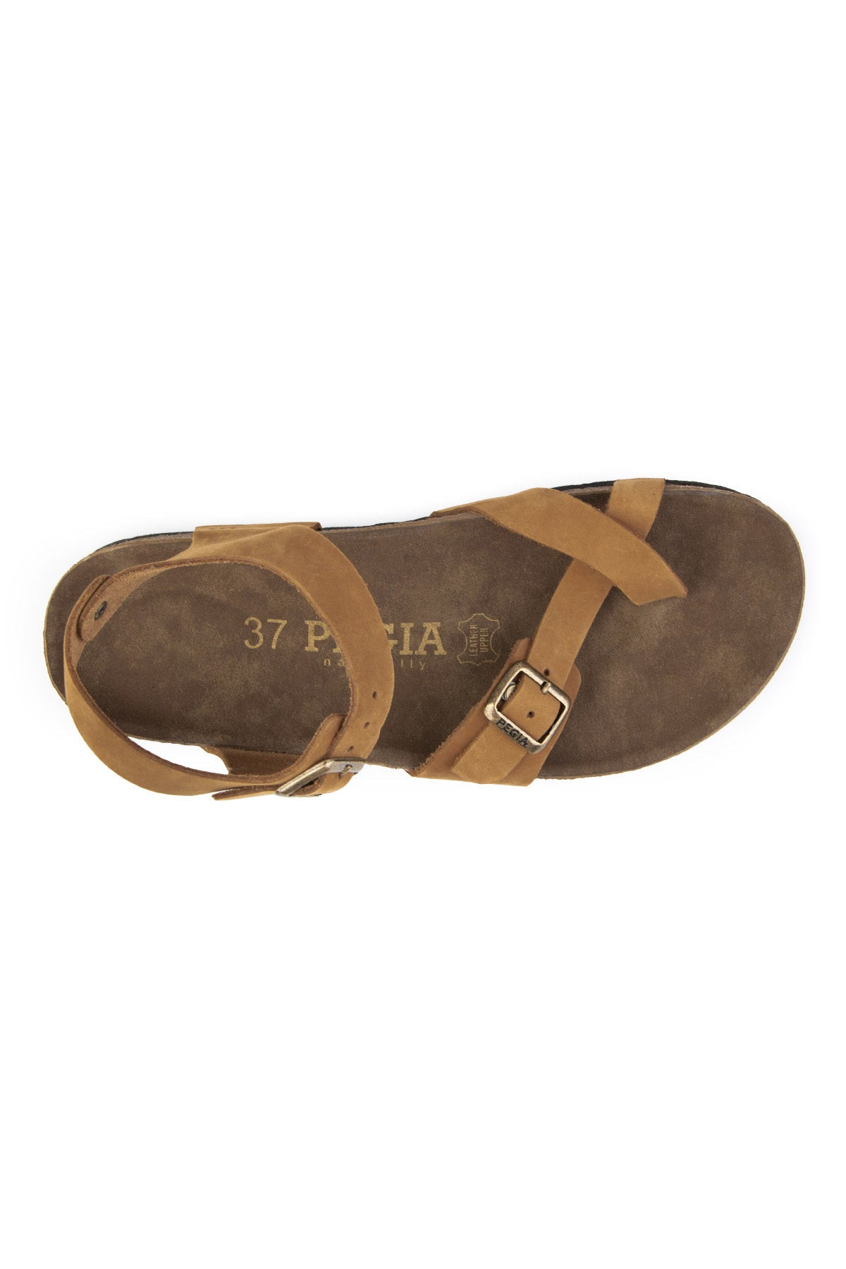 Pegia Neria Genuine Suede Women's Toe Loop Sandals