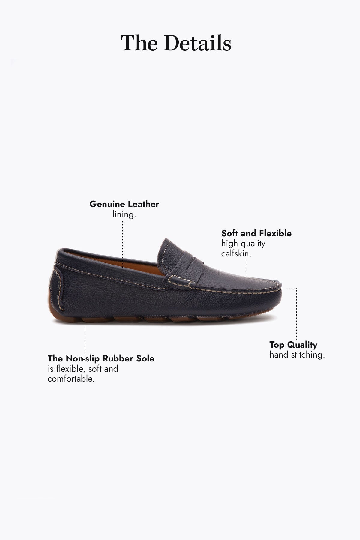 Pegia Alvor Leather Men's Loafers - Pegia