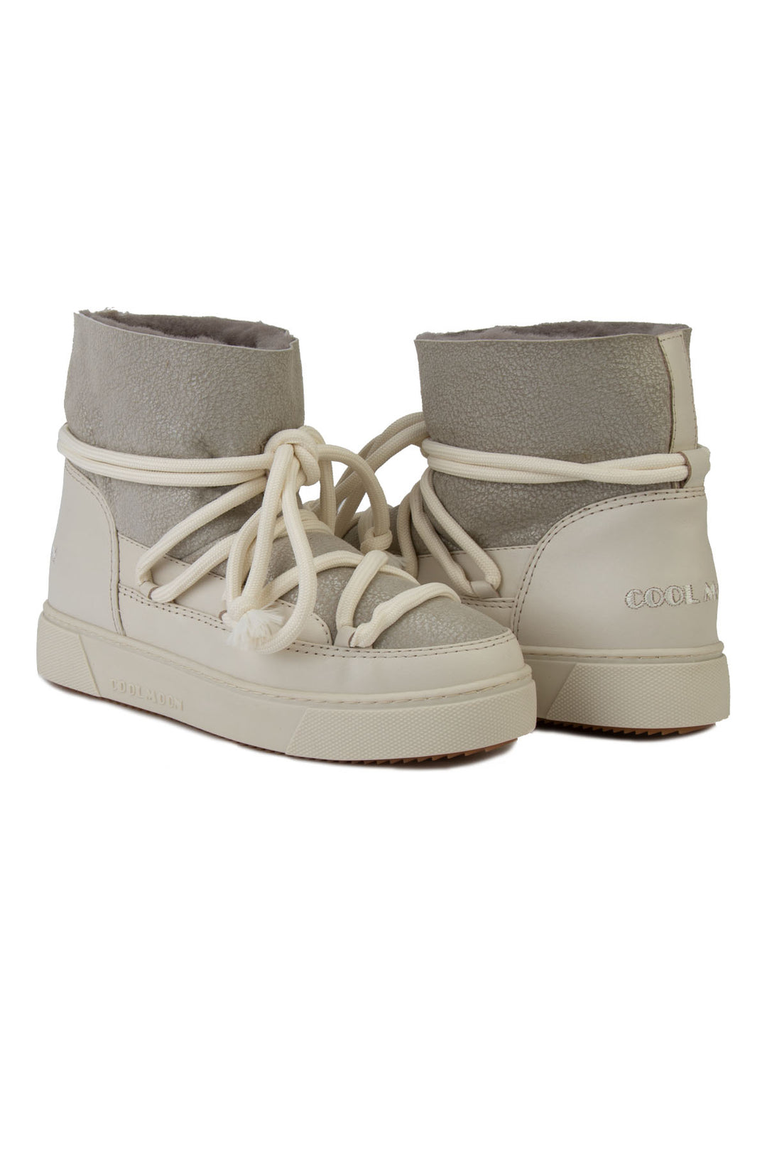 Cool Moon Sidne damskie botki ze skóry owczej z futrem