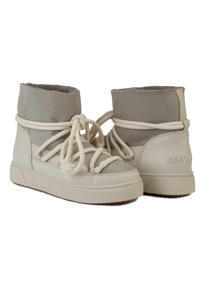 Cool Moon Sidne damskie botki ze skóry owczej z futrem