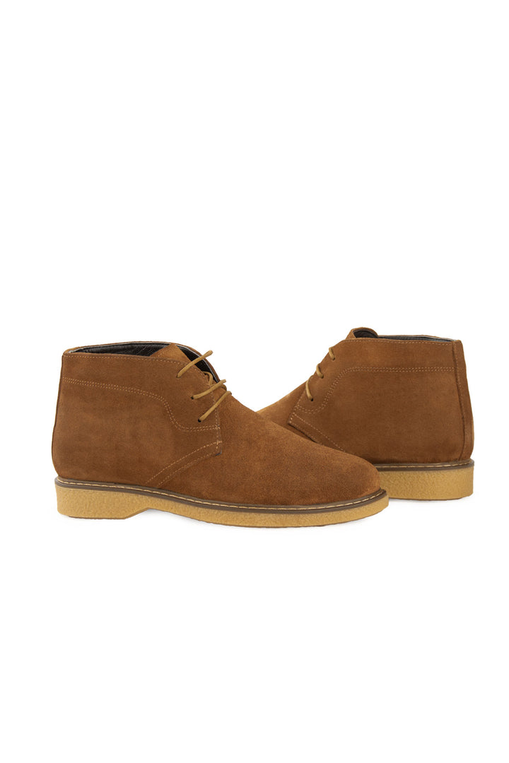 Damskie sznurowane botki Pegia Lusia z naturalnego zamszu