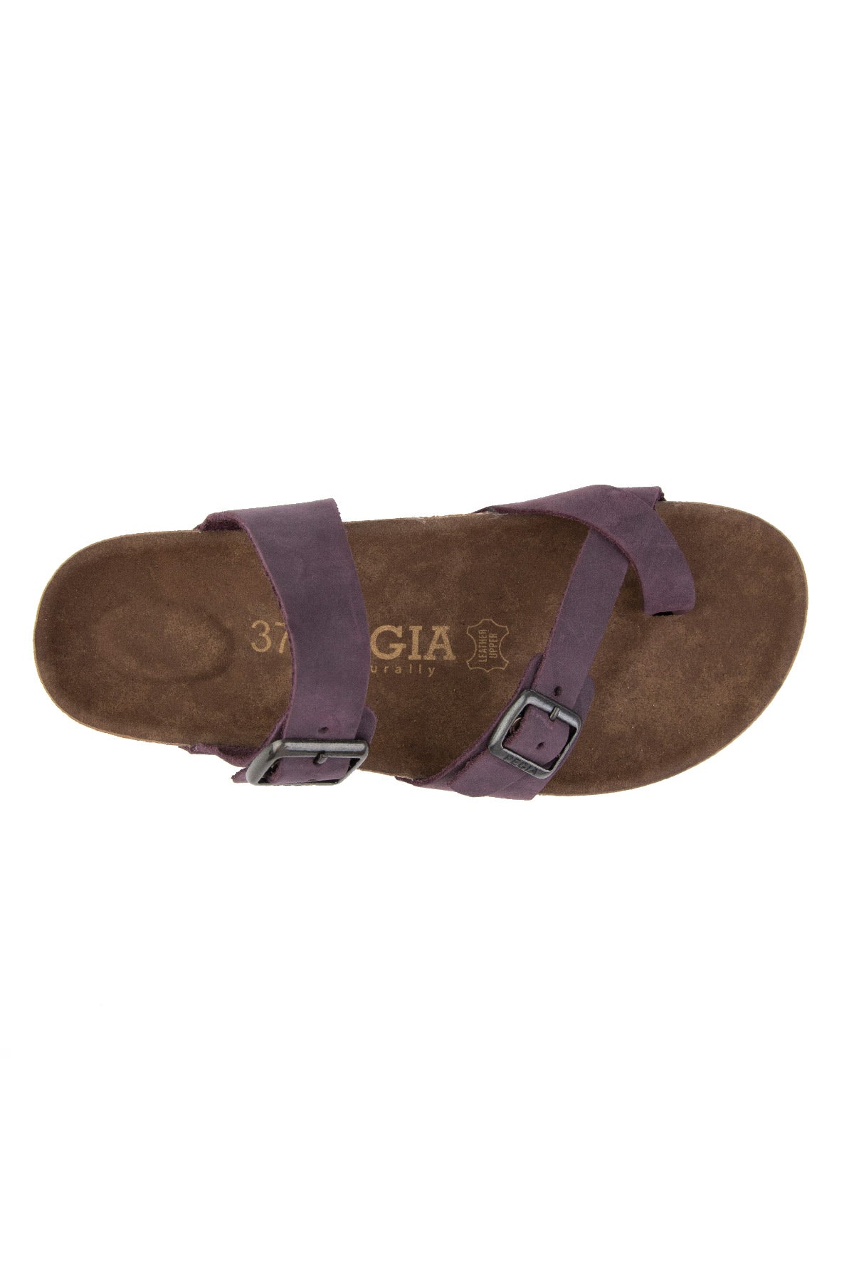 Pegia Sarnes Genuine Suede Women's Toe Loop Slides - Pegia