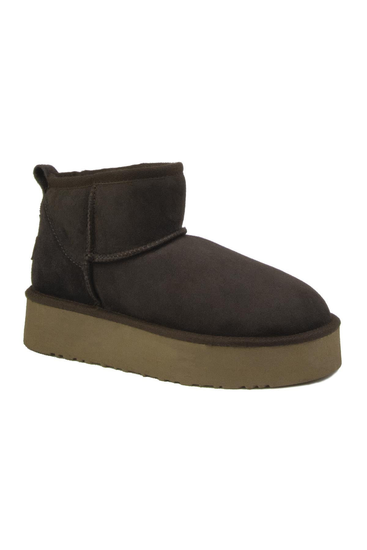 Pegia Brooks Genuine Suede Women's Platform Boots - Pegia