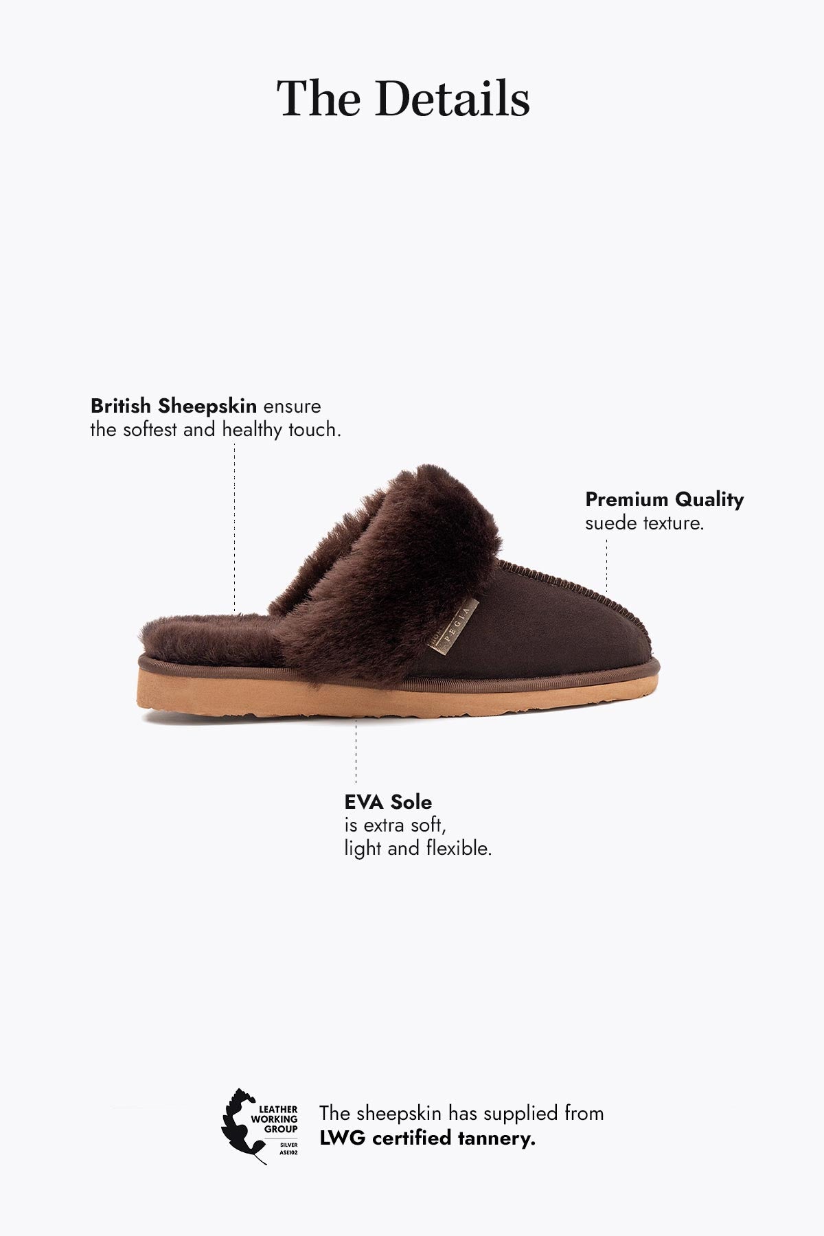 Pegia Monse Sheepskin Women's Slippers