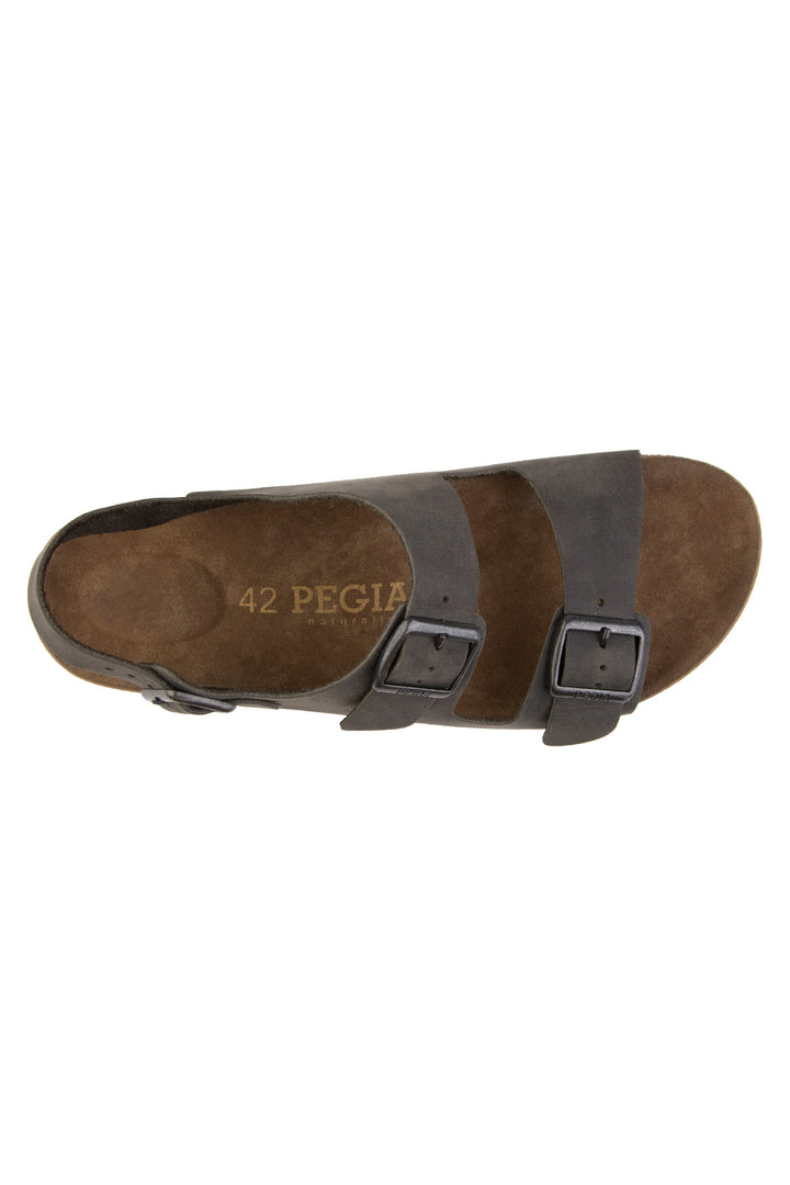 Pegia Sarnia Nubuck Unisex Buckle Sandals - Pegia