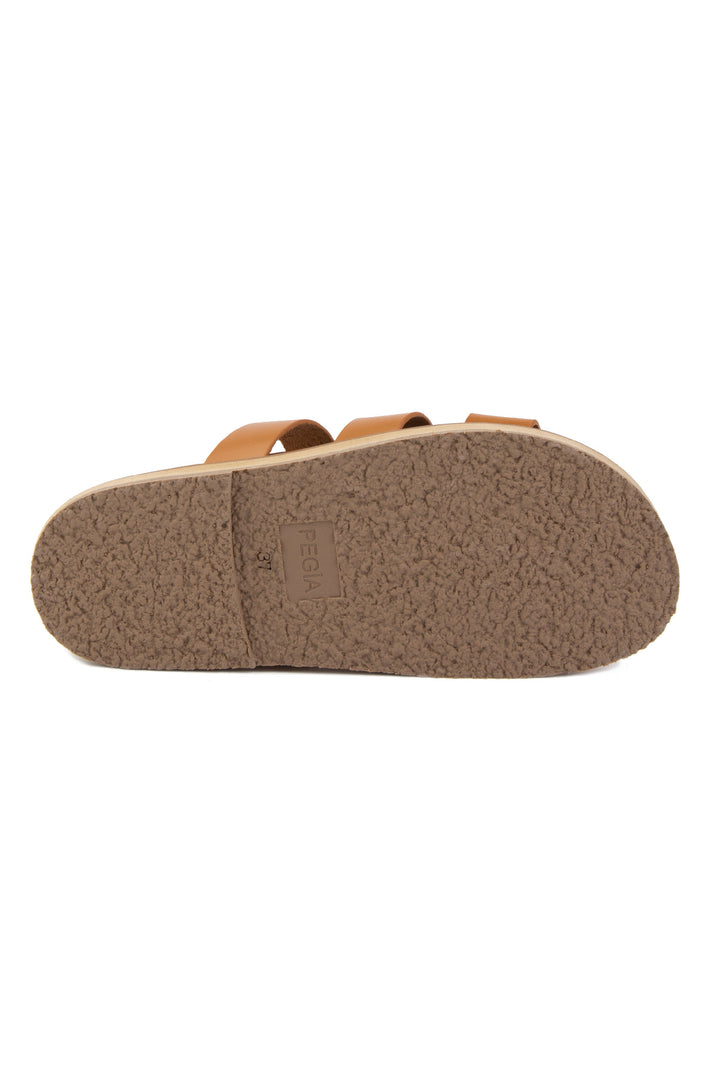 Pegia Lida Leather Women's Slides - Pegia