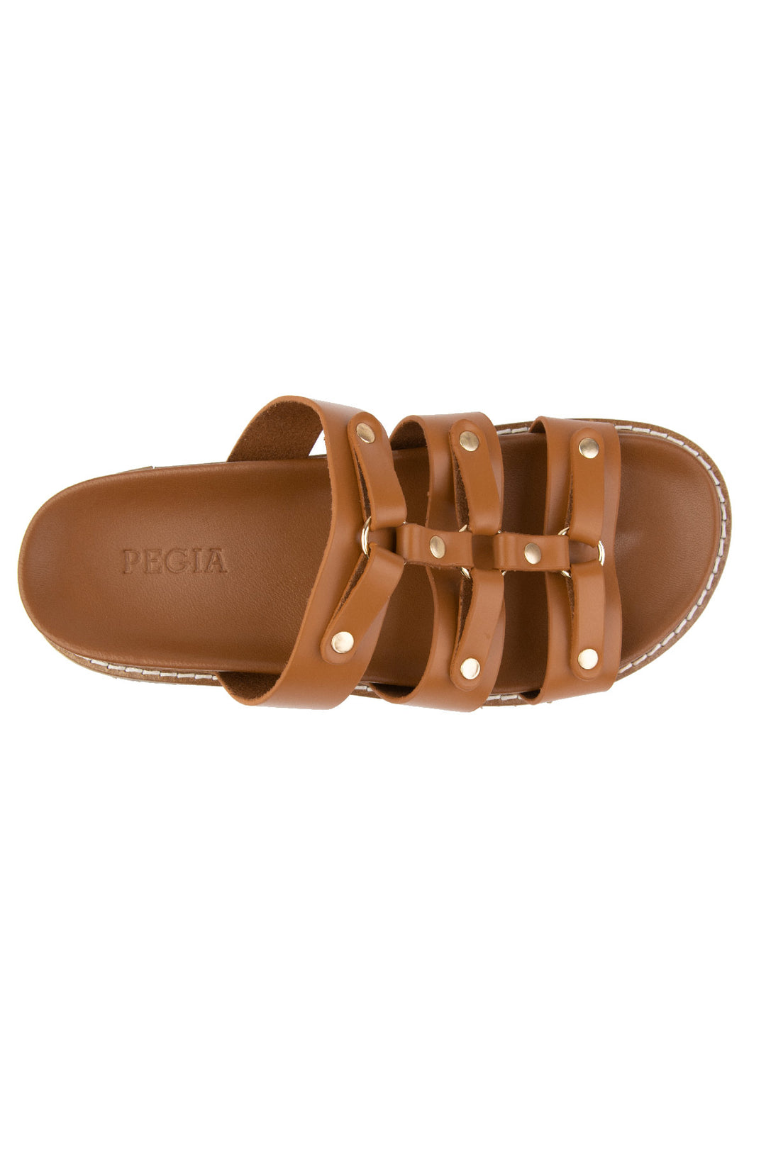 Pegia Lida Leather Women's Slides - Pegia