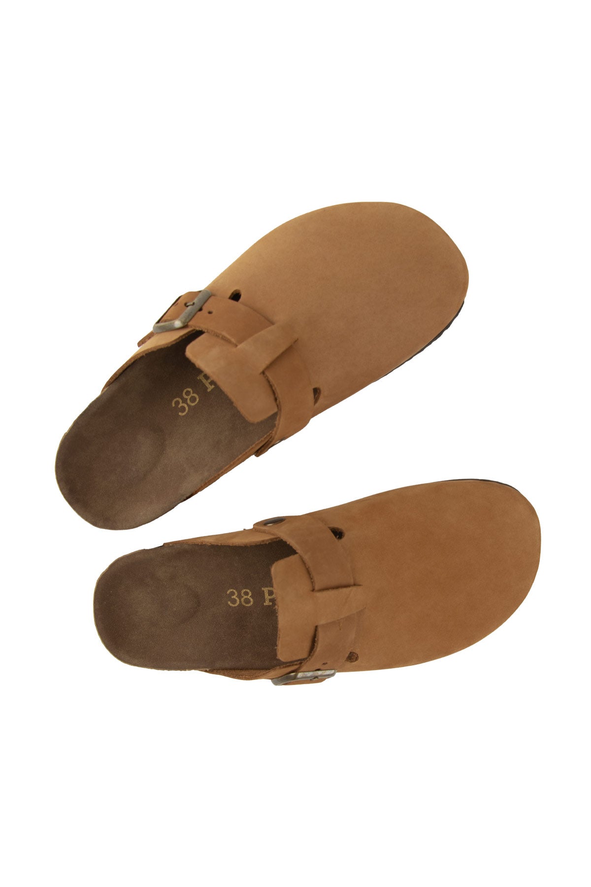 Pegia Vera Women's Nubuck Leather Clog Mules
