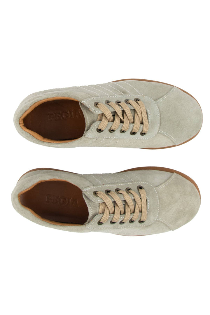 Sapatos de Camurça Autêntica Femininos Pegia Avina