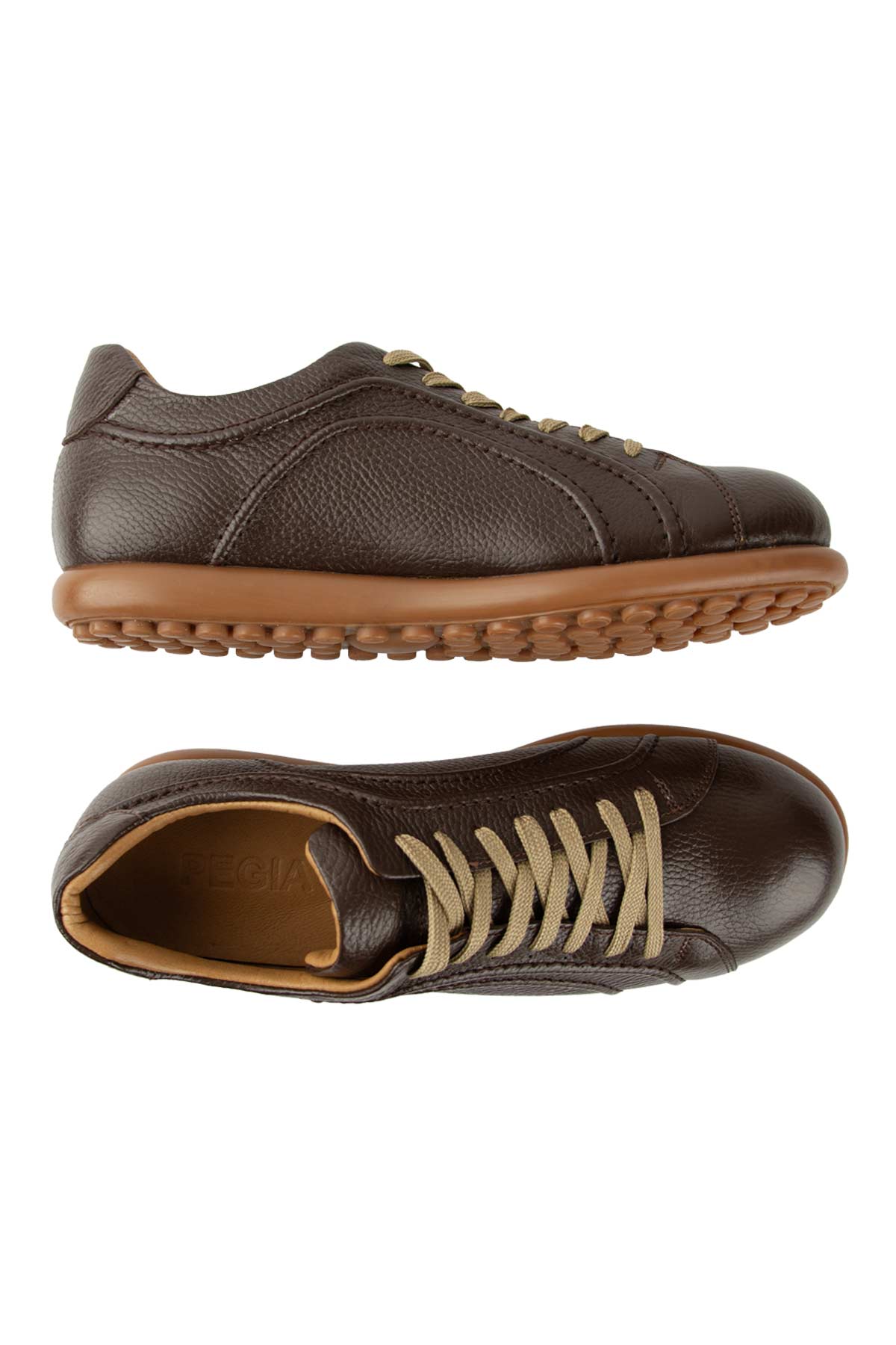 Pegia Parga Herren Freizeit Leder Sneaker