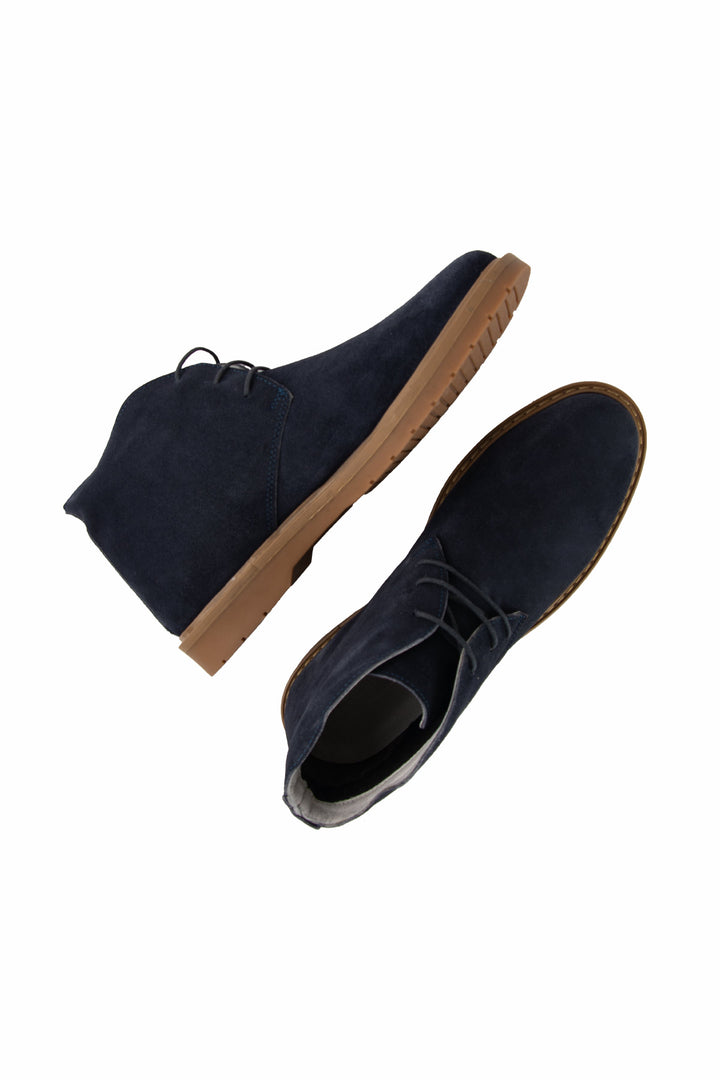 Pegia Yaska Herr Äkta Mocka Snörstövlar