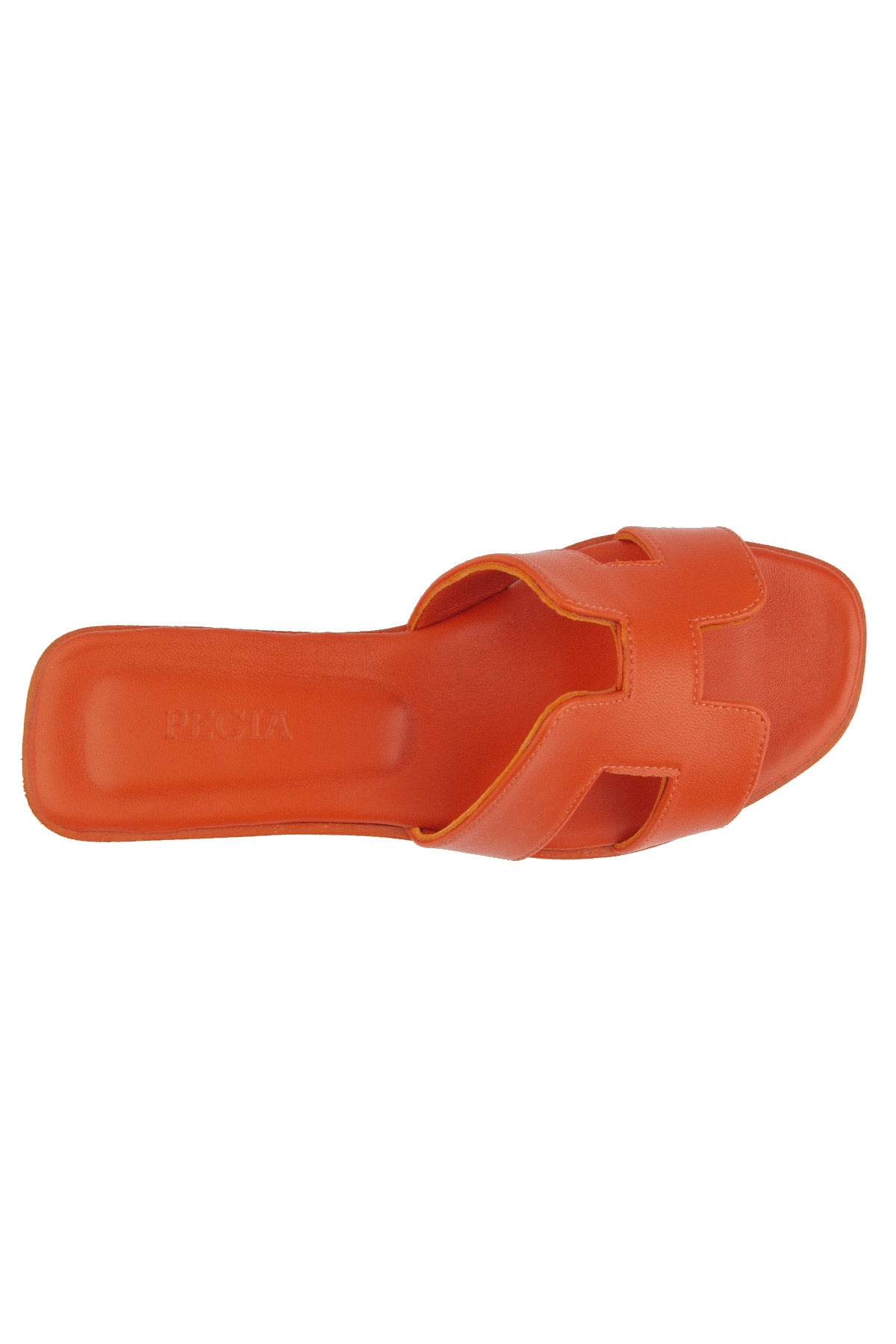 Pegia Ada Leather Women's Flat Slides - Pegia