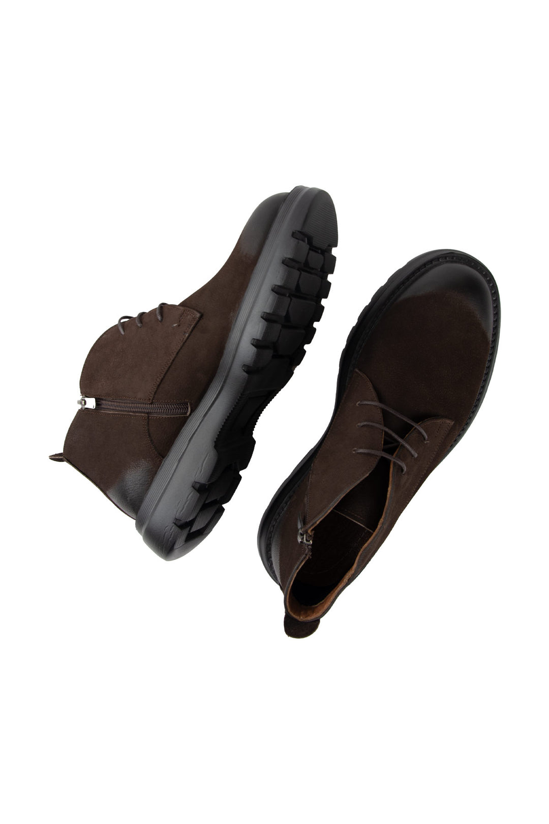 Pegia Nava Herren Nubukleder Stiefeletten mit Reißverschluss