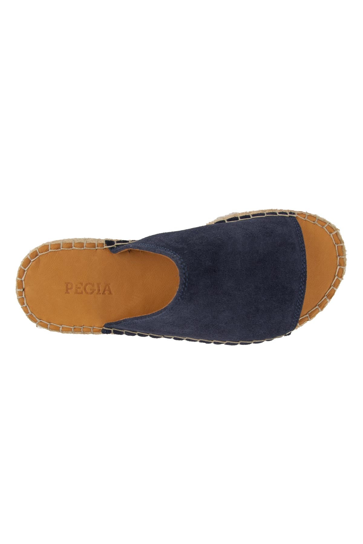 Pegia Siva Women's Genuine Suede Espadrille Slides
