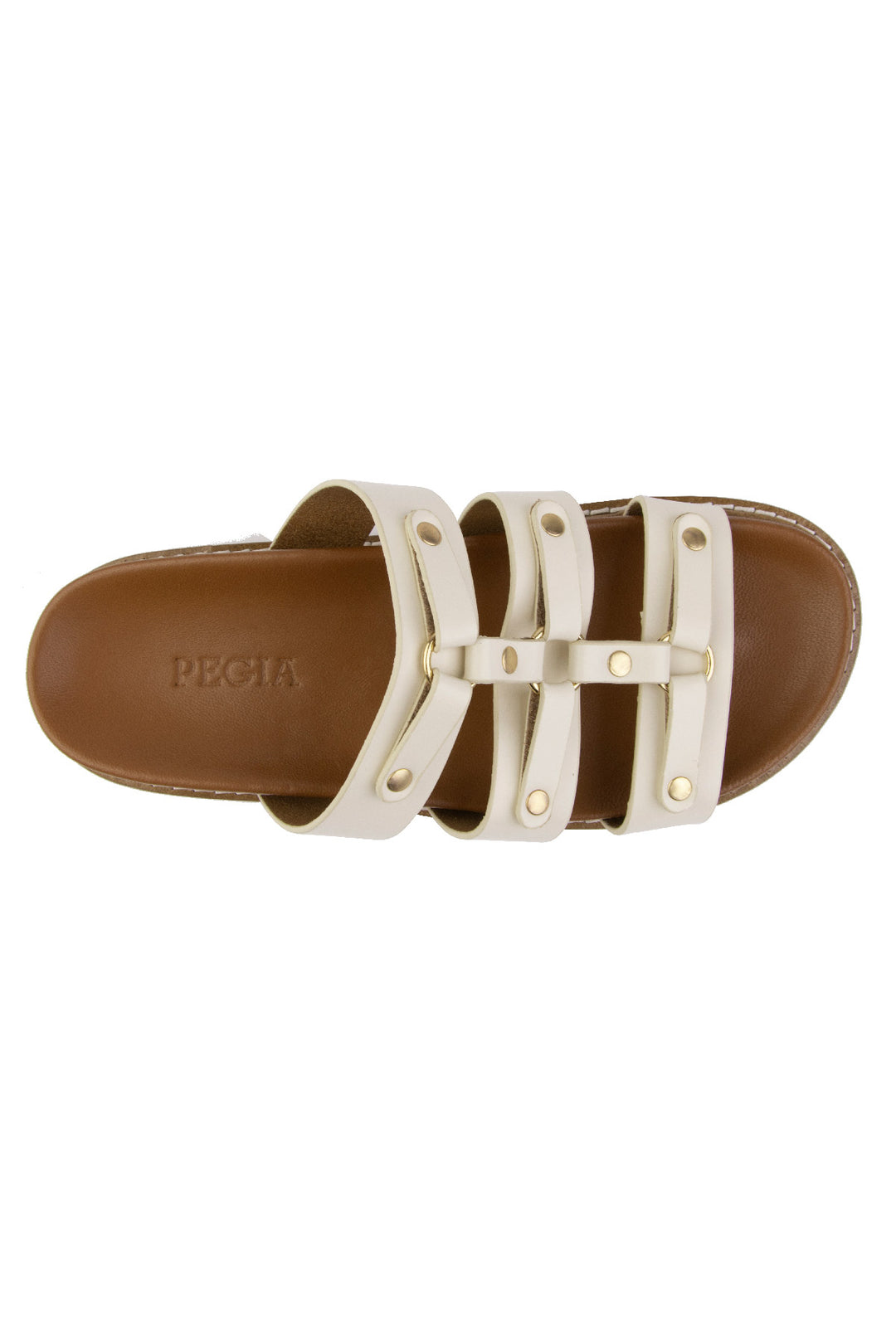 Pegia Lida Leather Women's Slides - Pegia