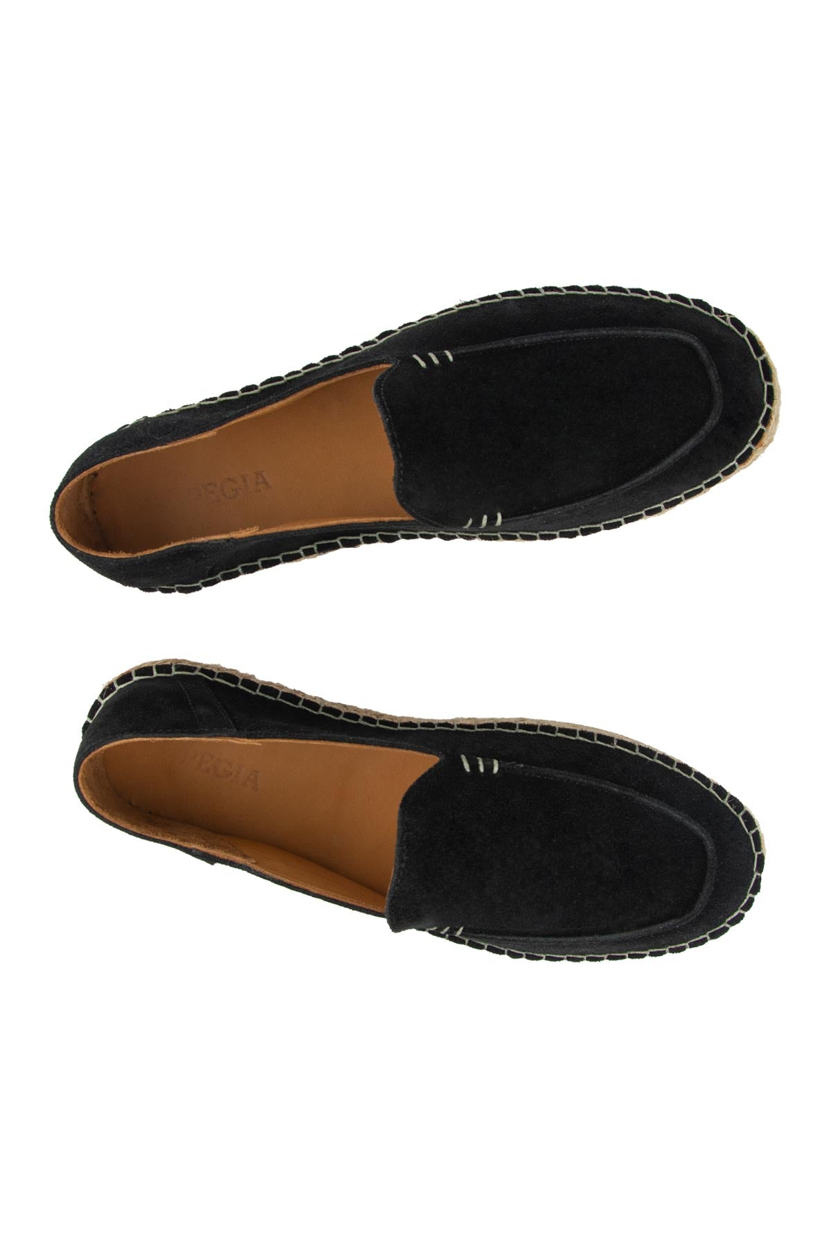 Mocasines alpargata de ante genuino para hombre Pegia Wells
