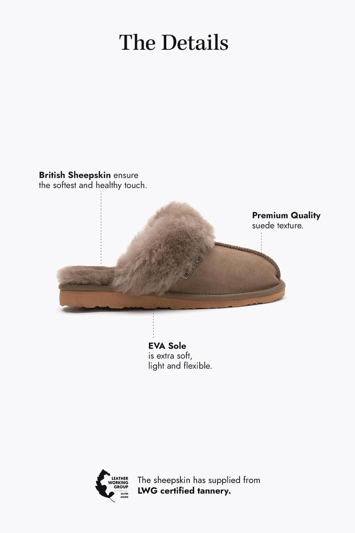Pegia Monse Sheepskin Women's Slippers - Pegia