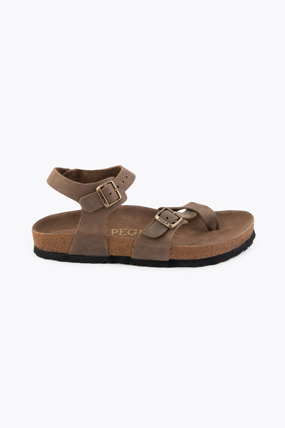 Pegia Neria Genuine Suede Women's Toe Loop Sandals - Pegia