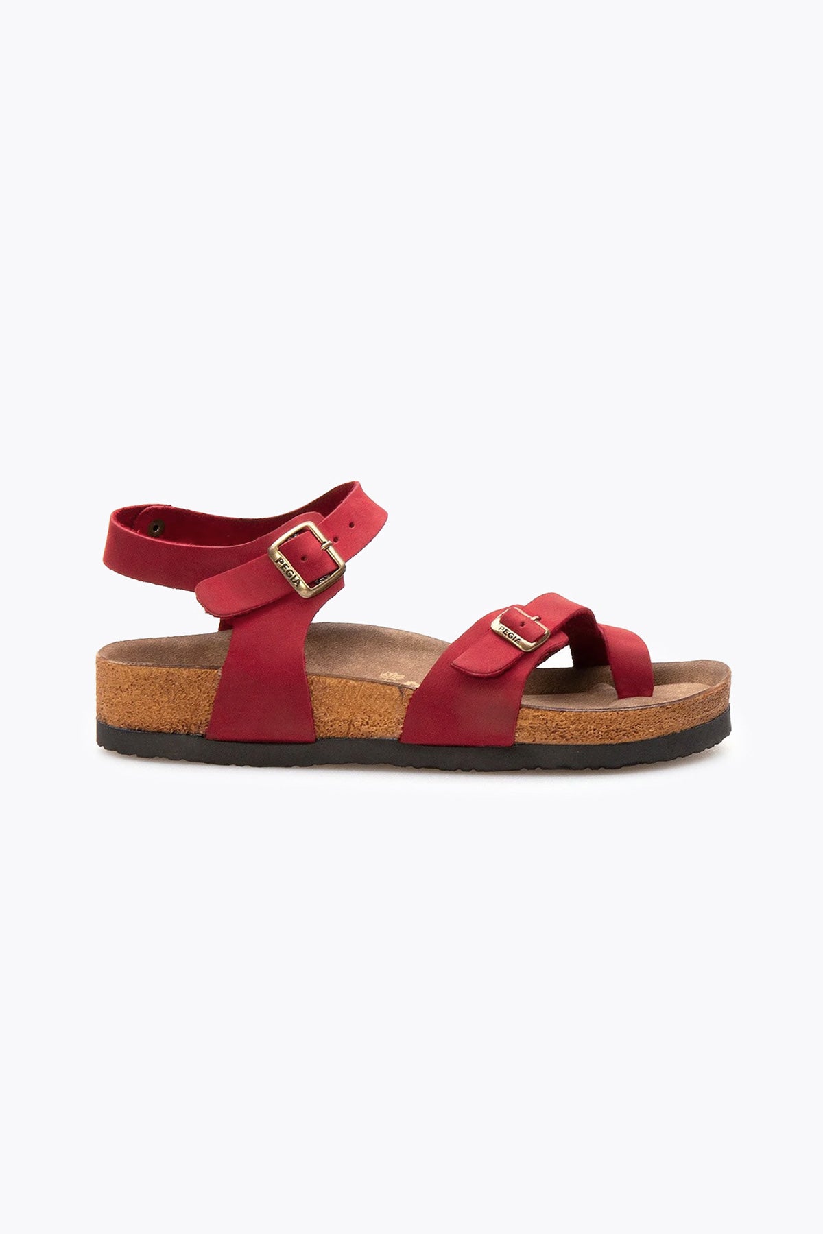 Pegia Neria Genuine Suede Women's Toe Loop Sandals - Pegia