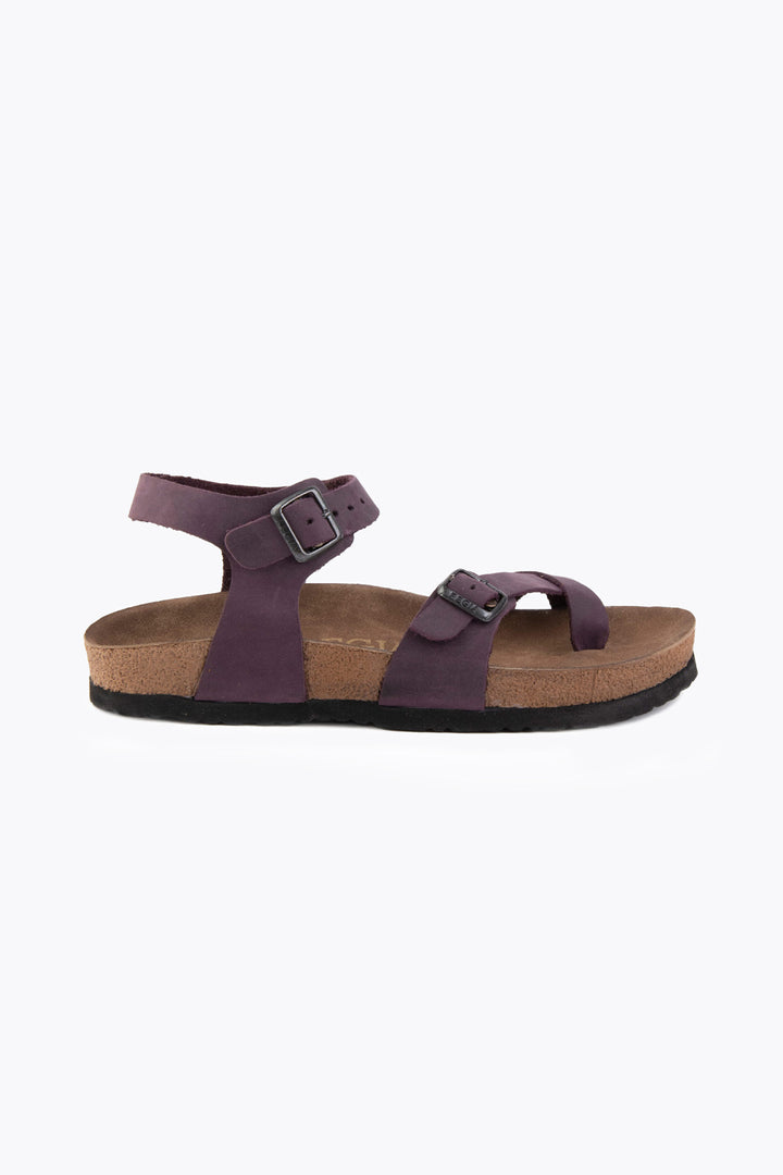 Pegia Neria Genuine Suede Women's Toe Loop Sandals - Pegia