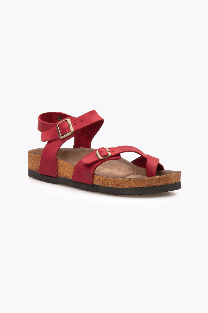 Pegia Neria Genuine Suede Women's Toe Loop Sandals - Pegia