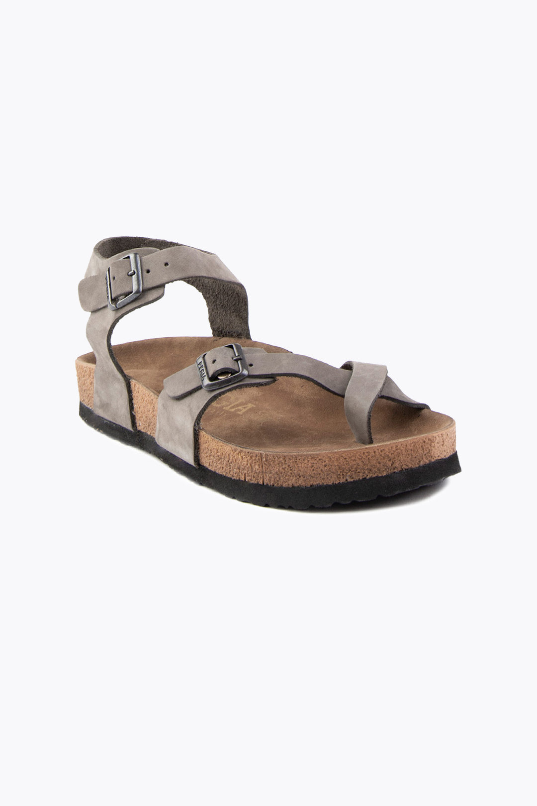 Pegia Neria Genuine Suede Women's Toe Loop Sandals - Pegia