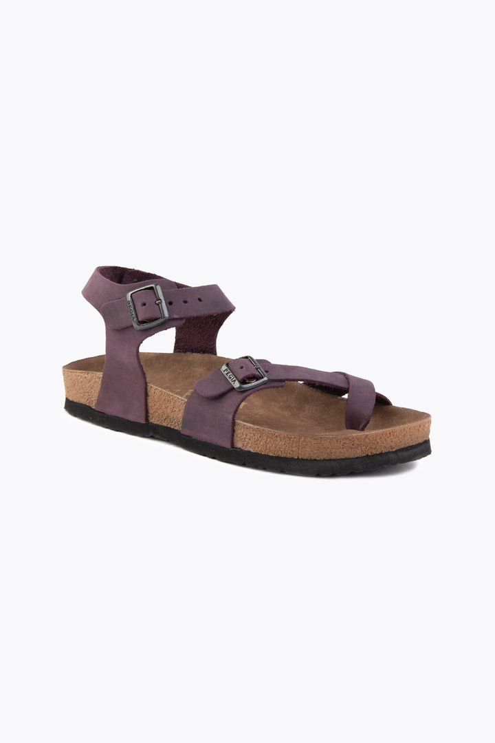 Pegia Neria Genuine Suede Women's Toe Loop Sandals - Pegia