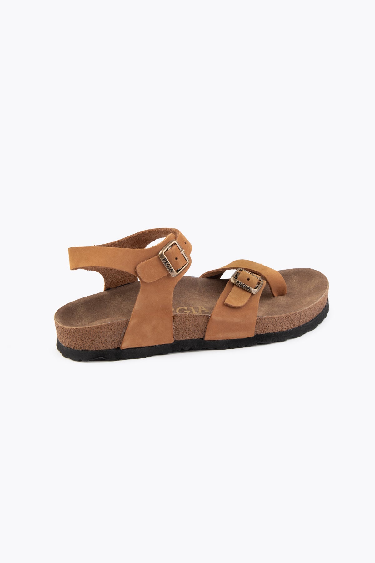 Pegia Neria Genuine Suede Women's Toe Loop Sandals