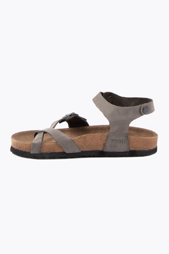 Pegia Neria Genuine Suede Women's Toe Loop Sandals - Pegia