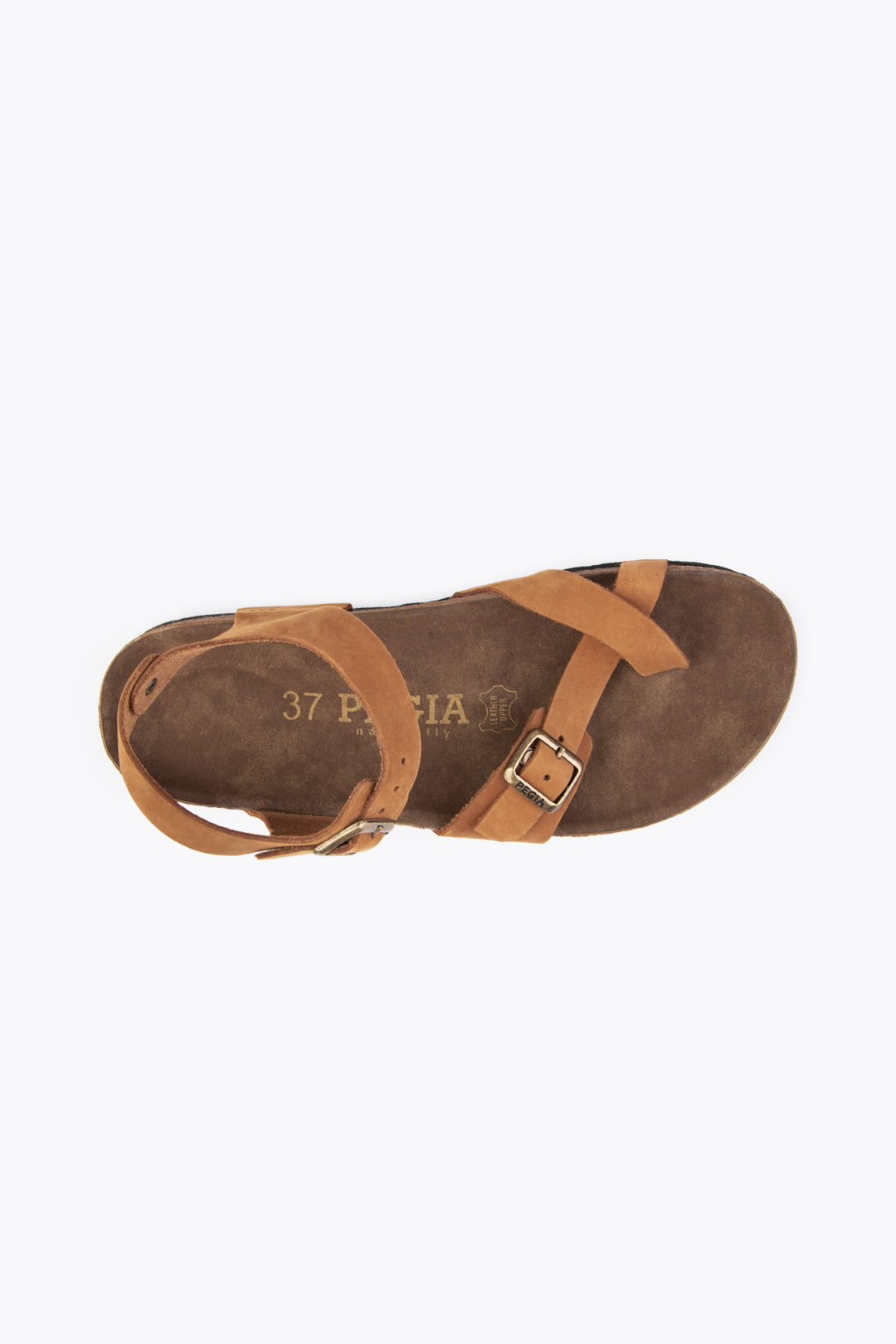 Pegia Neria Genuine Suede Women's Toe Loop Sandals - Pegia