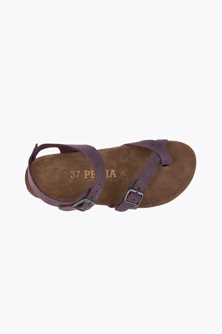 Pegia Neria Genuine Suede Women's Toe Loop Sandals - Pegia