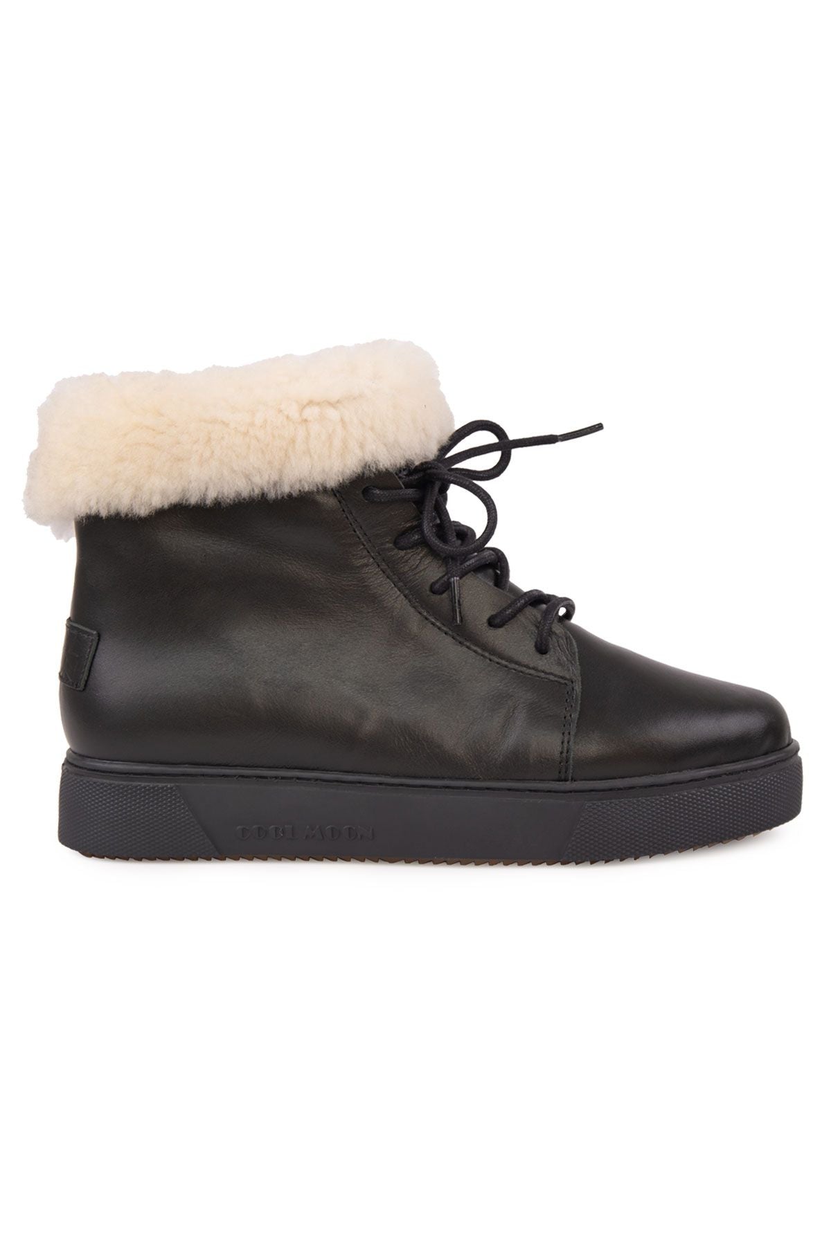 Cool Moon Women’s Zipper Leather Boots 191363  - Cream