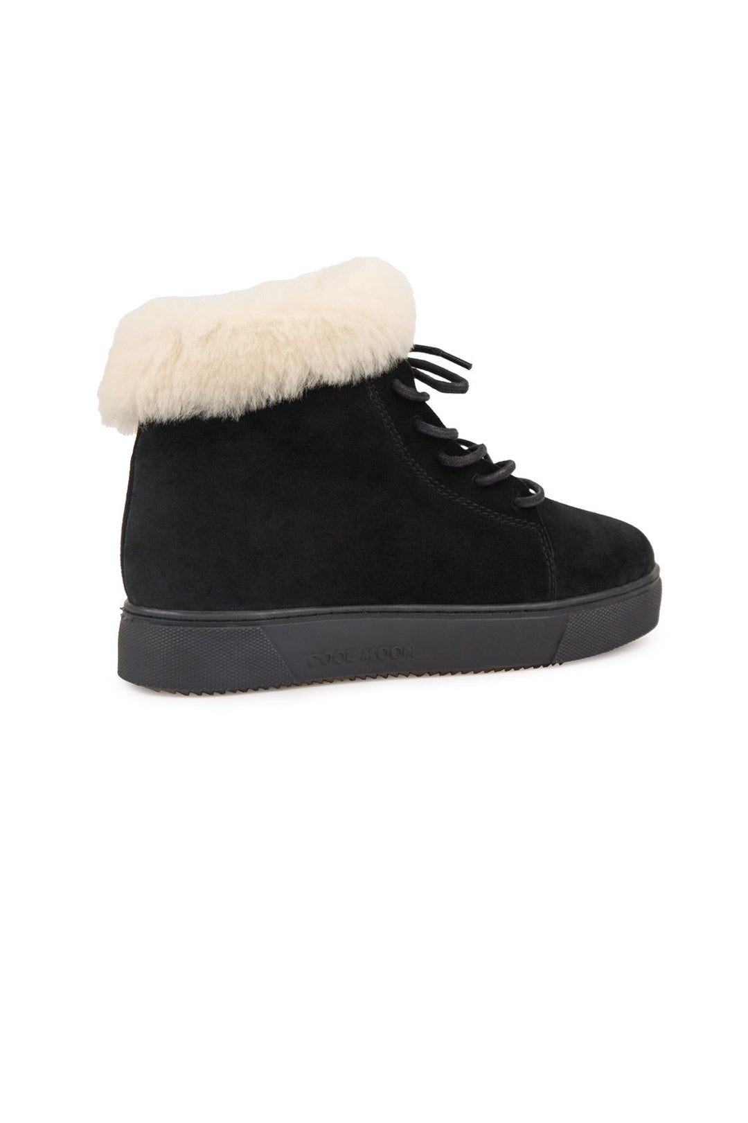 Cool Moon Suede Women's Boots with Zipper 191362  - Cream