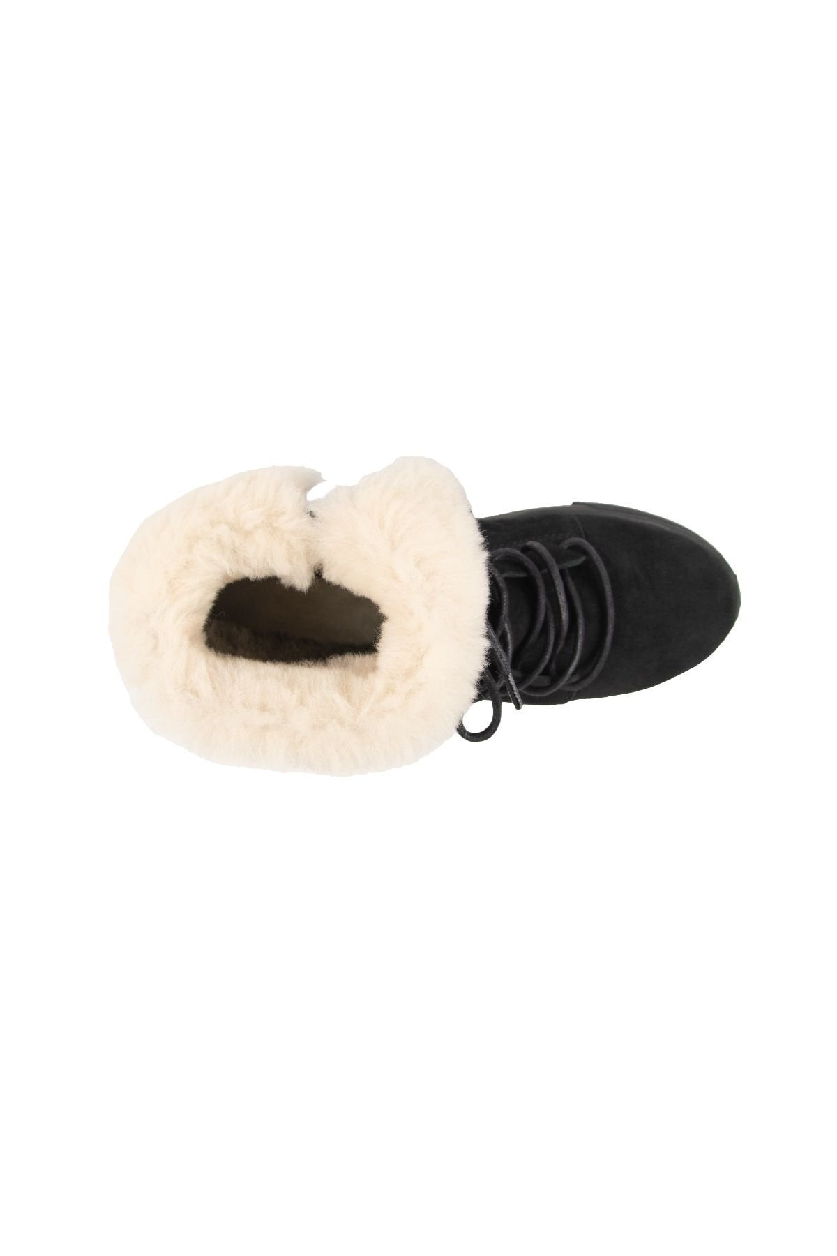 Cool Moon Suede Women's Boots with Zipper 191362  - Cream
