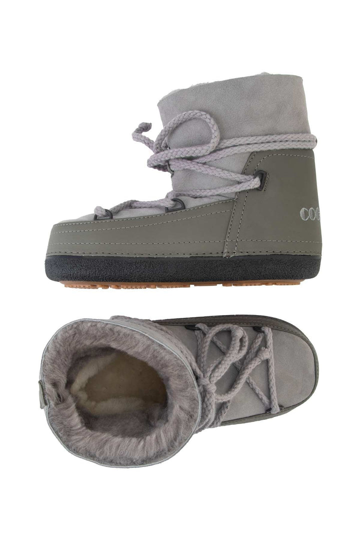 Cool Moon Genuine Sheepskin Women Snow Boots 251001  - Grey