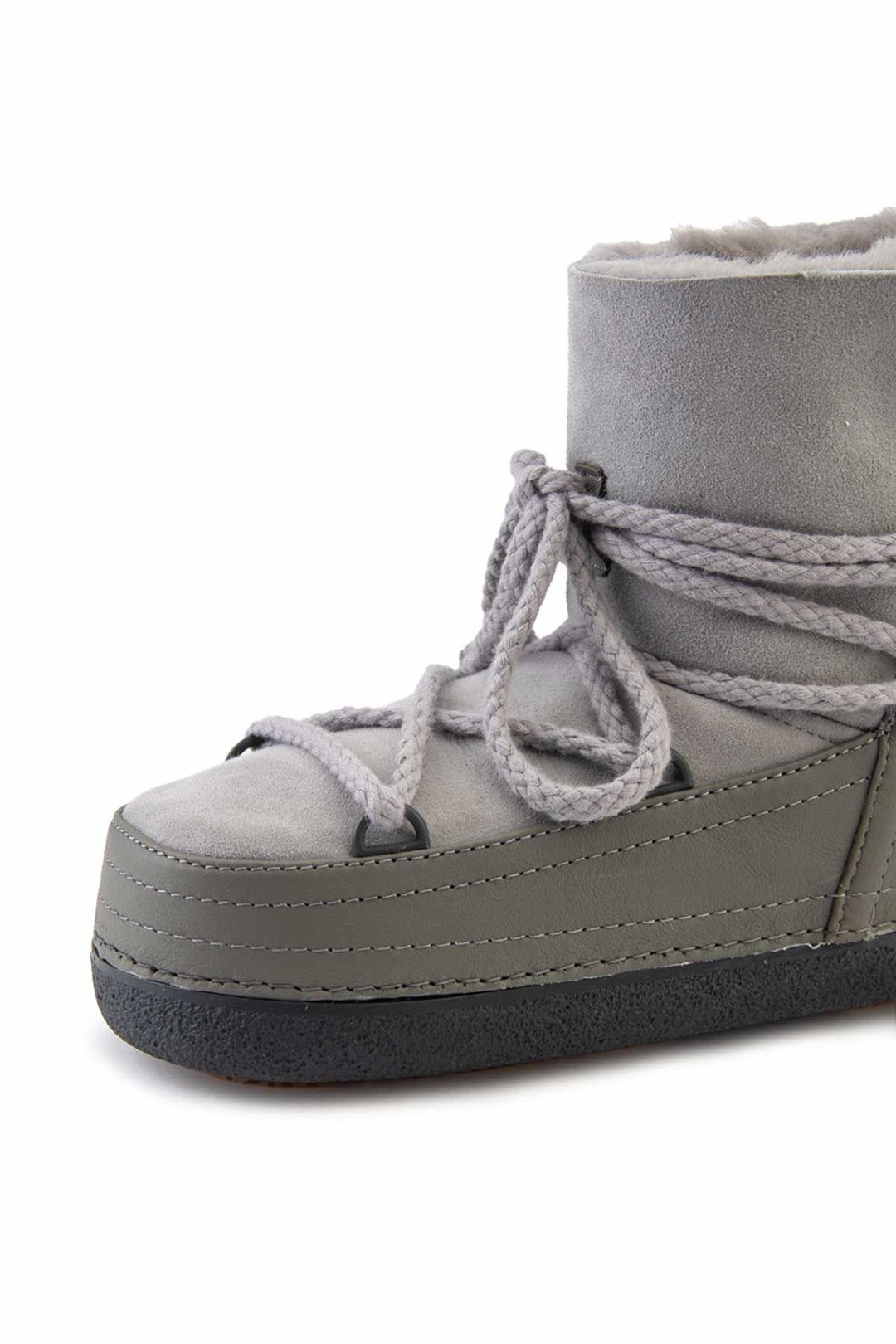 Cool Moon Genuine Sheepskin Women Snow Boots 251001  - Grey