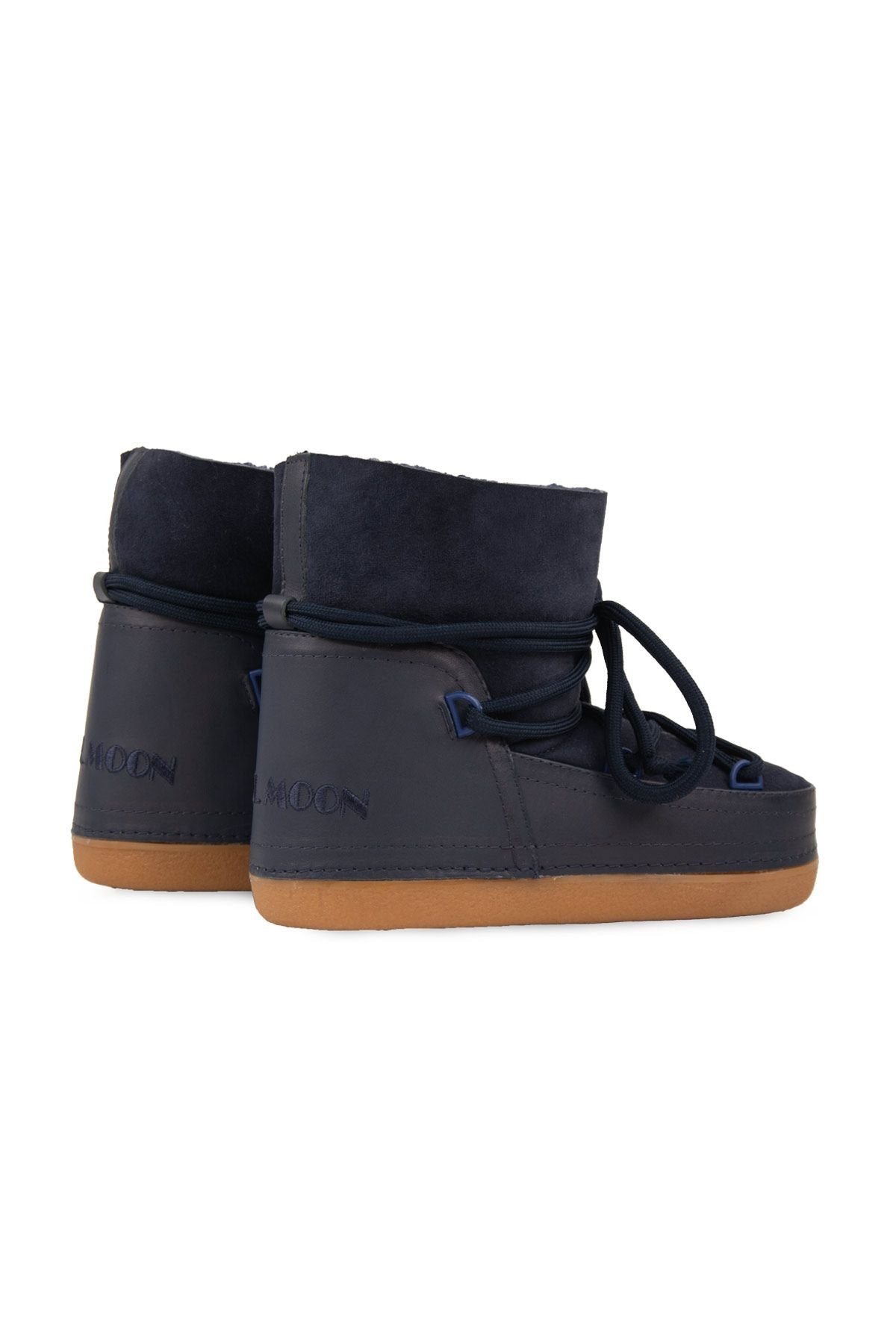 Cool Moon Genuine Sheepskin Women Snow Boots 251001  - Navy