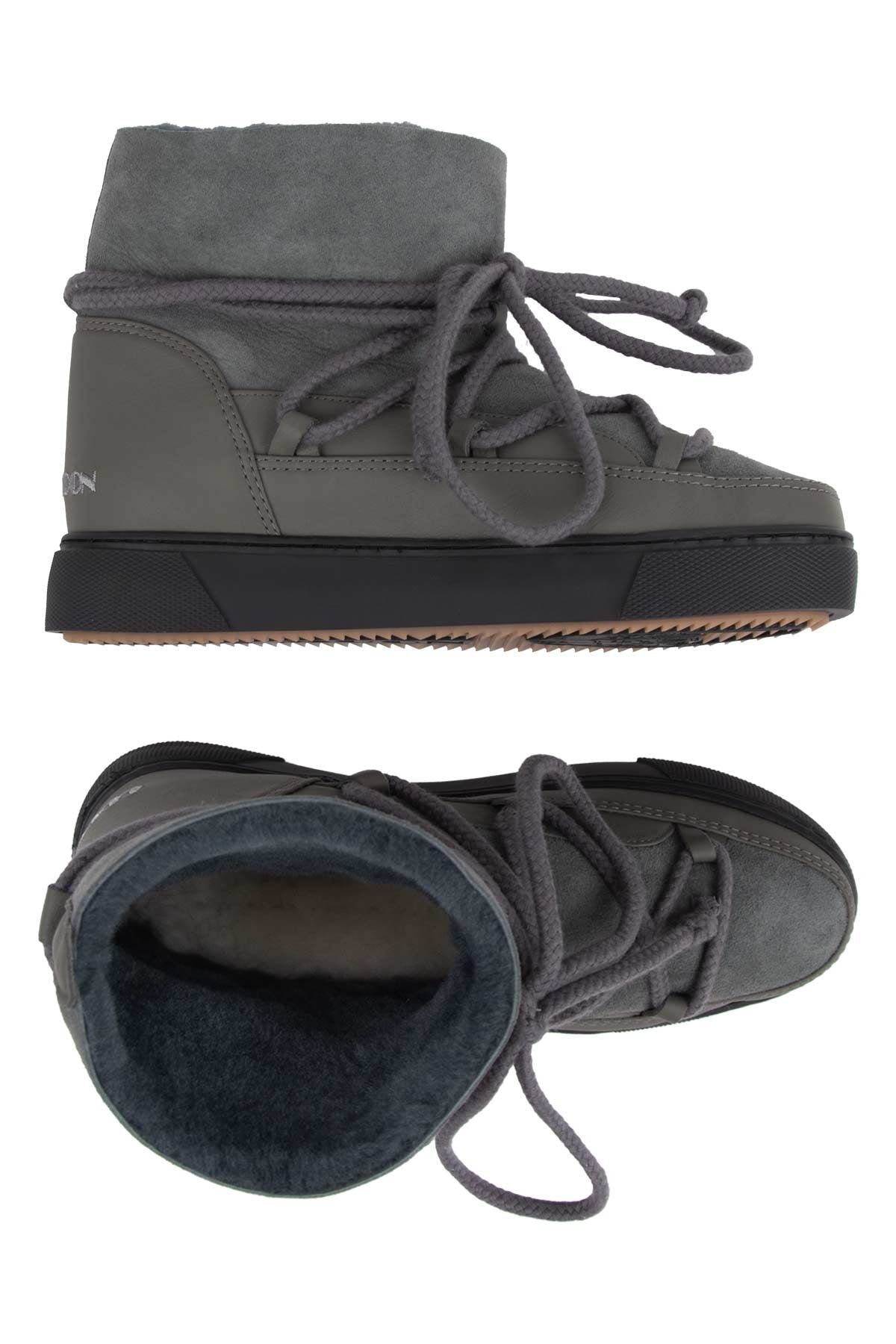 Cool Moon Shearling Women's Sneaker 355050  - Charcoal