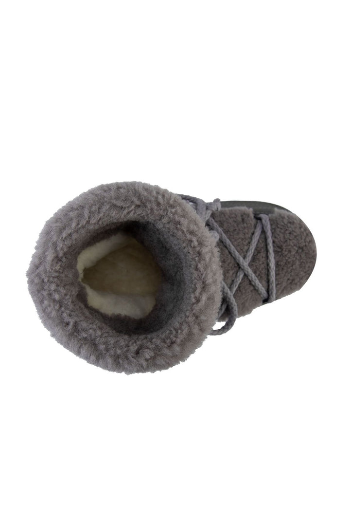 Cool Moon Genuine Sheepskin Women's Snow Boots 251211  - Grey