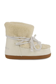 Cool Moon Genuine Sheepskin Women's Snow Boots 251211  - Ivory